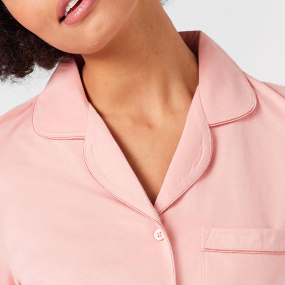 Pink Short Sleeve Shirt and Short Set main product photo