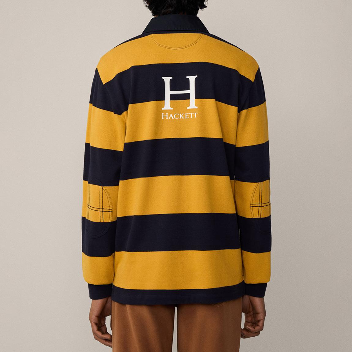 Navy/Yellow Stripe Rugby Shirt main product photo