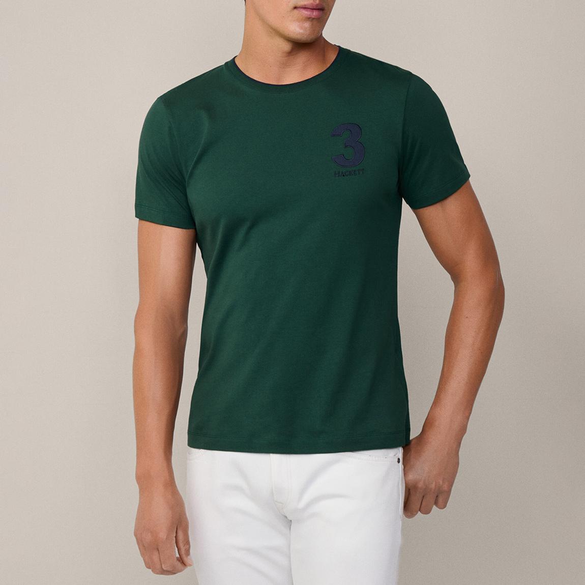 Green Heritage Number Cotton T-Shirt main product photo