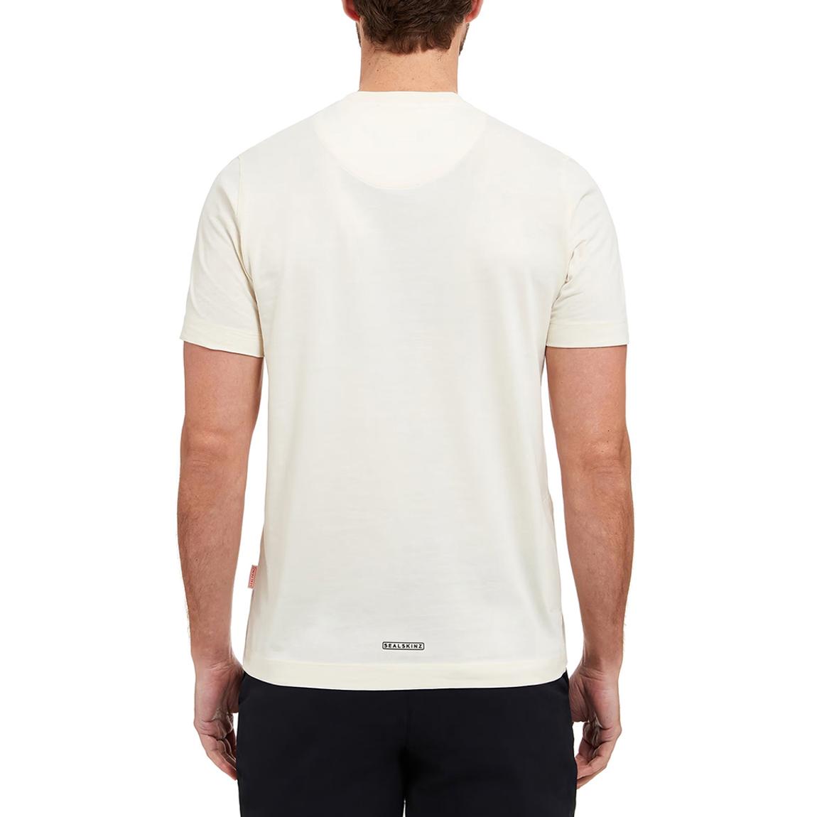 Cream Litcham Cotton Icon T-Shirt main product photo