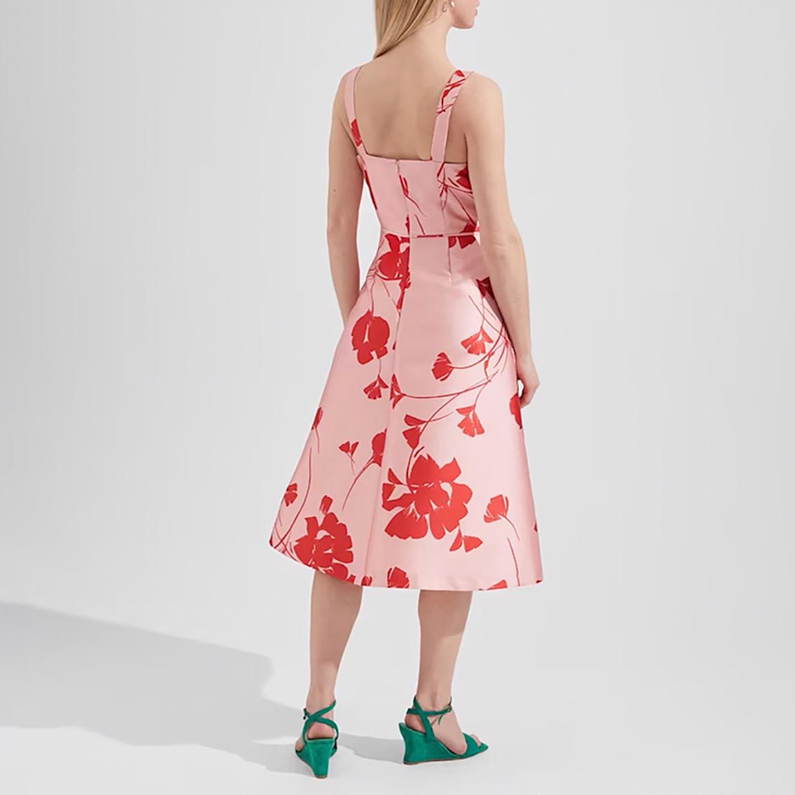 Pink Floral Amoura Dress main product photo