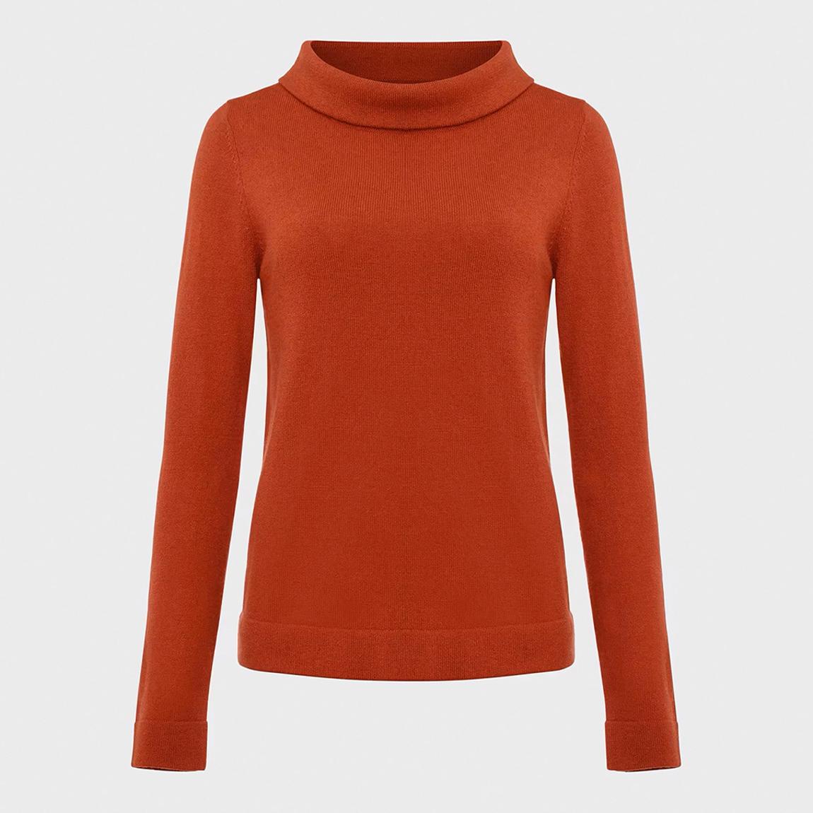 Burnt Orange Audrey Cashmere Blend Jumper main product photo