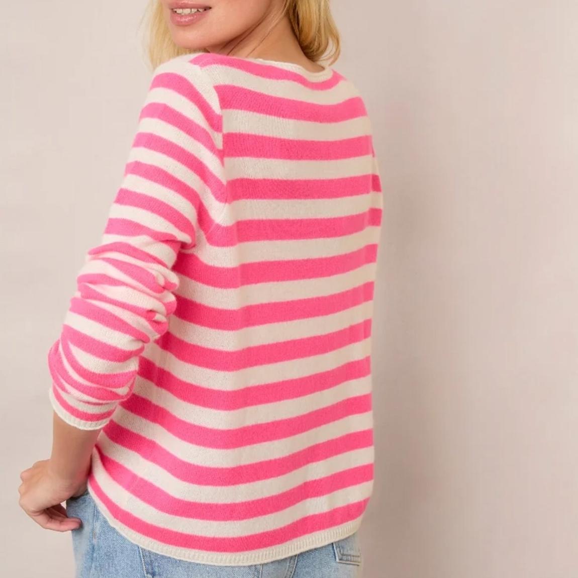 Pink Chrissie Cashmere Jumper main product photo