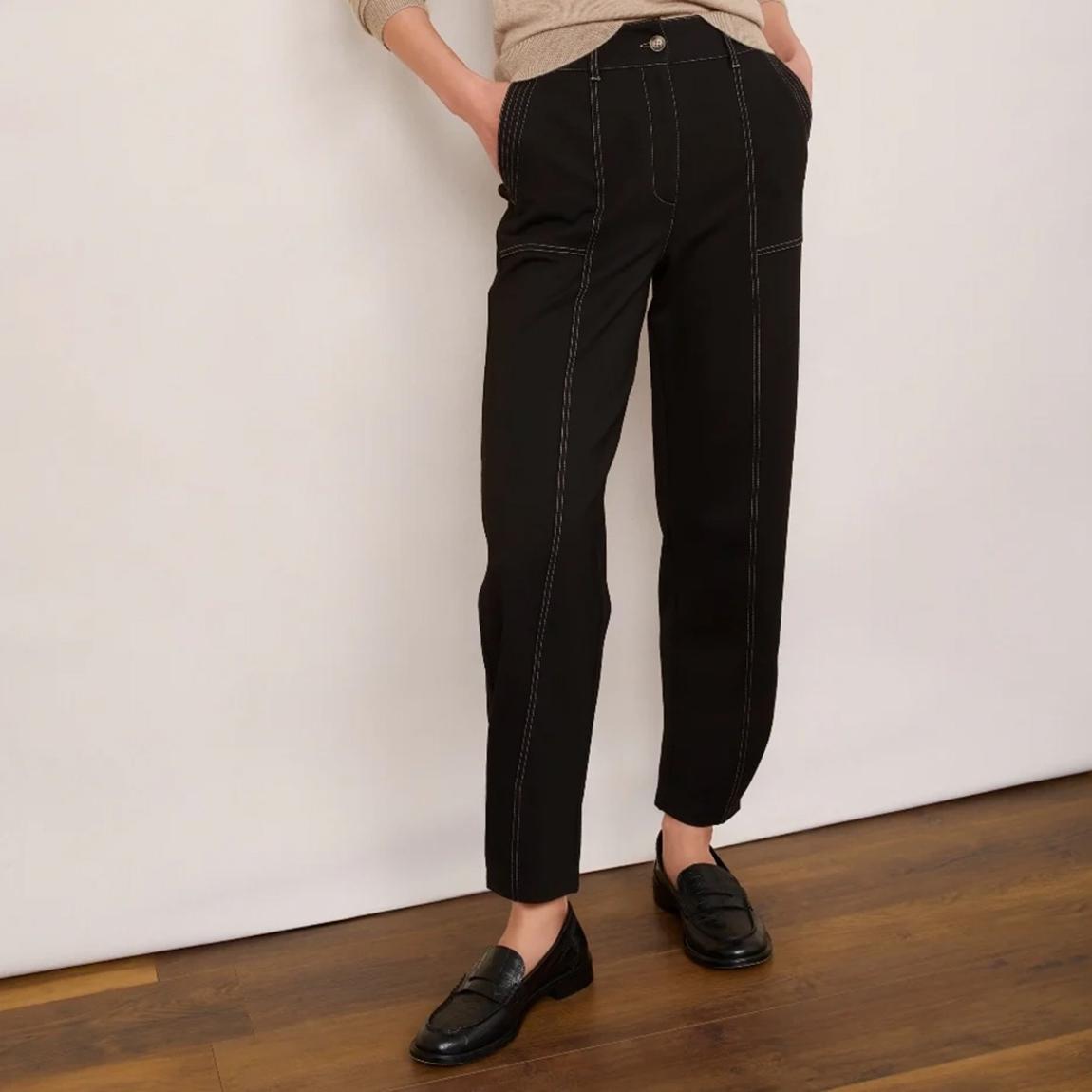 Black Val Ponte Trouser main product photo