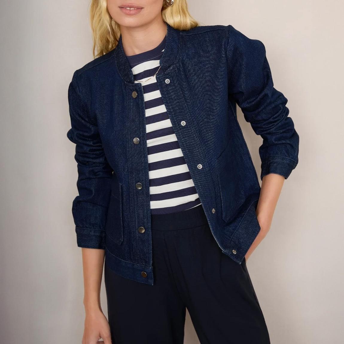 Indigo Karina Denim Jacket main product photo