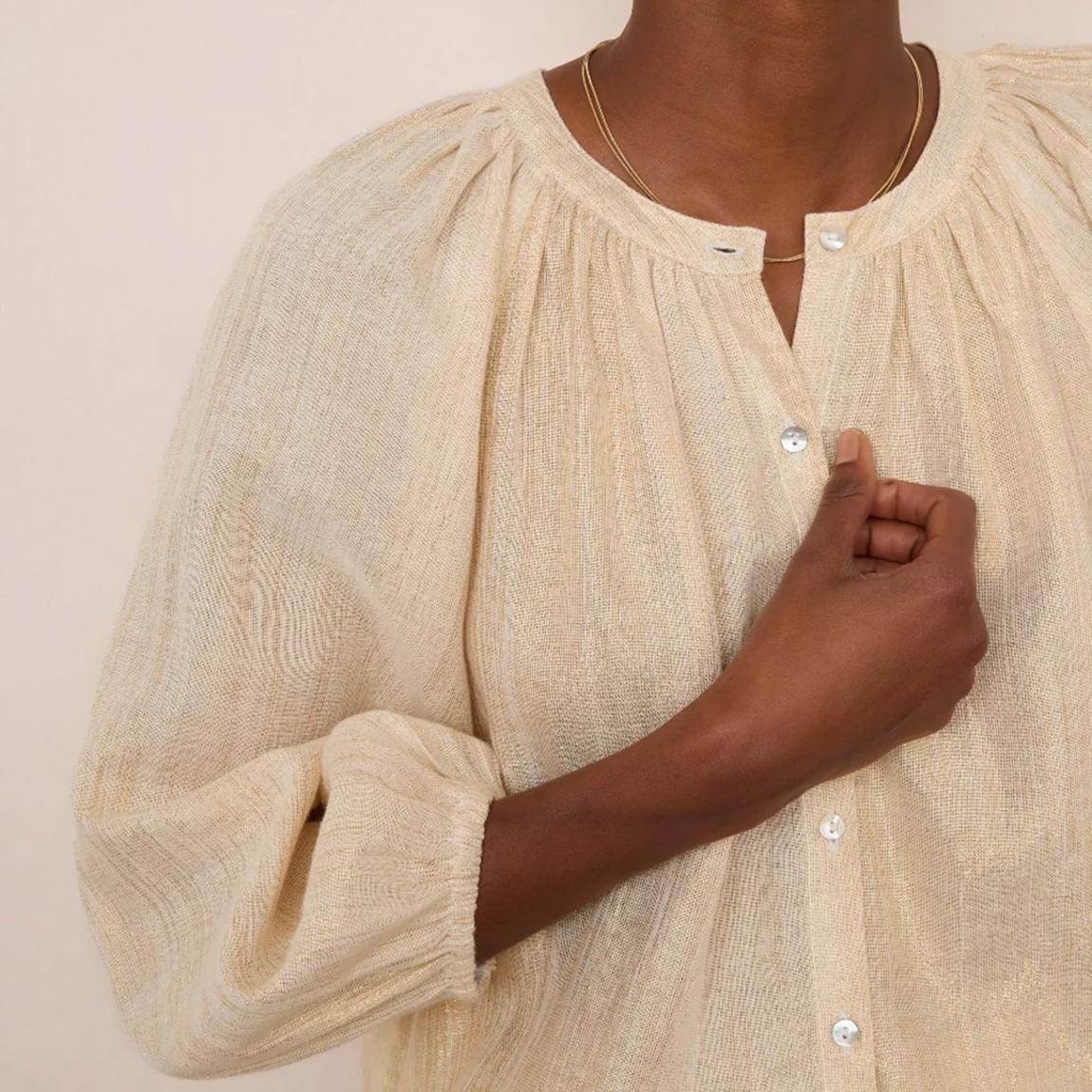 Gold Lauren Blouse main product photo