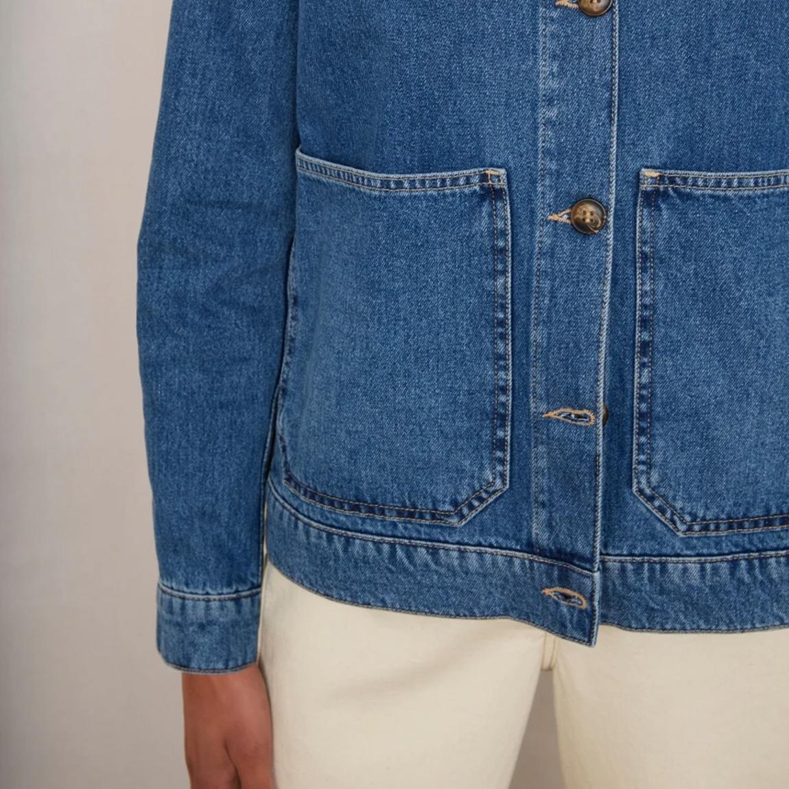 Blue Aveline Denim Jacket main product photo