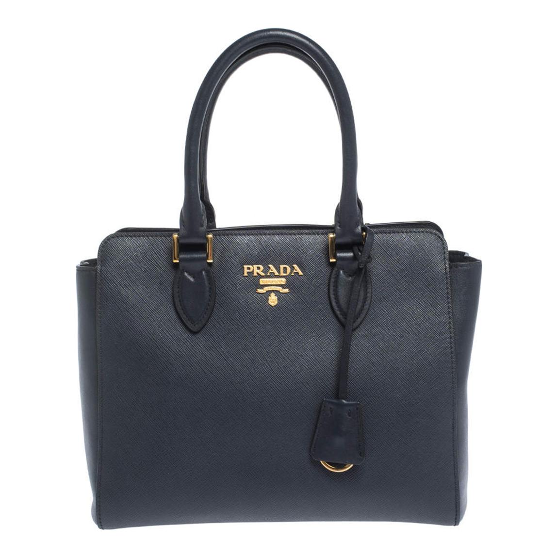 Blue Saffiano Soft Satchel main product photo