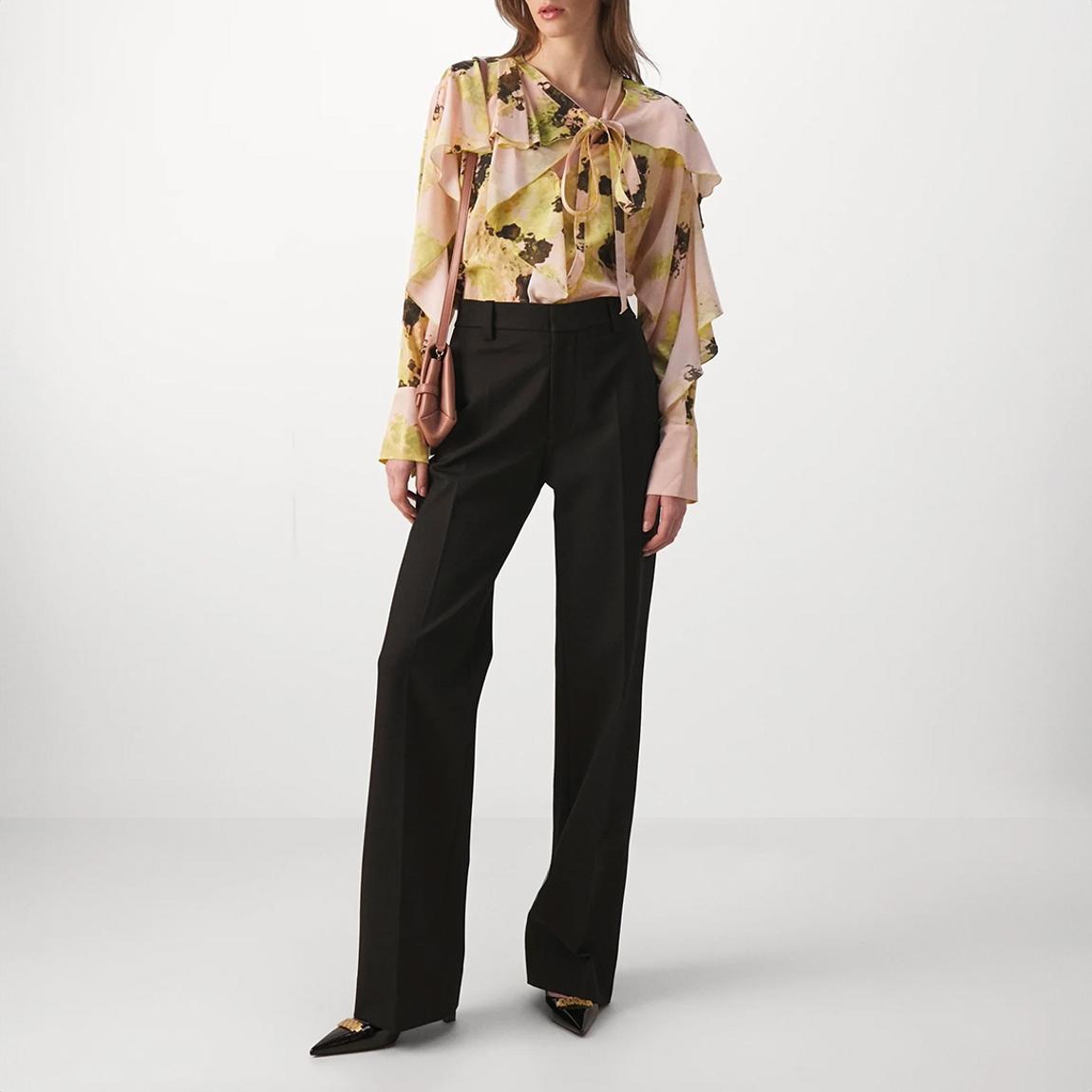 Black Tailored Straight Leg Trouser main product photo