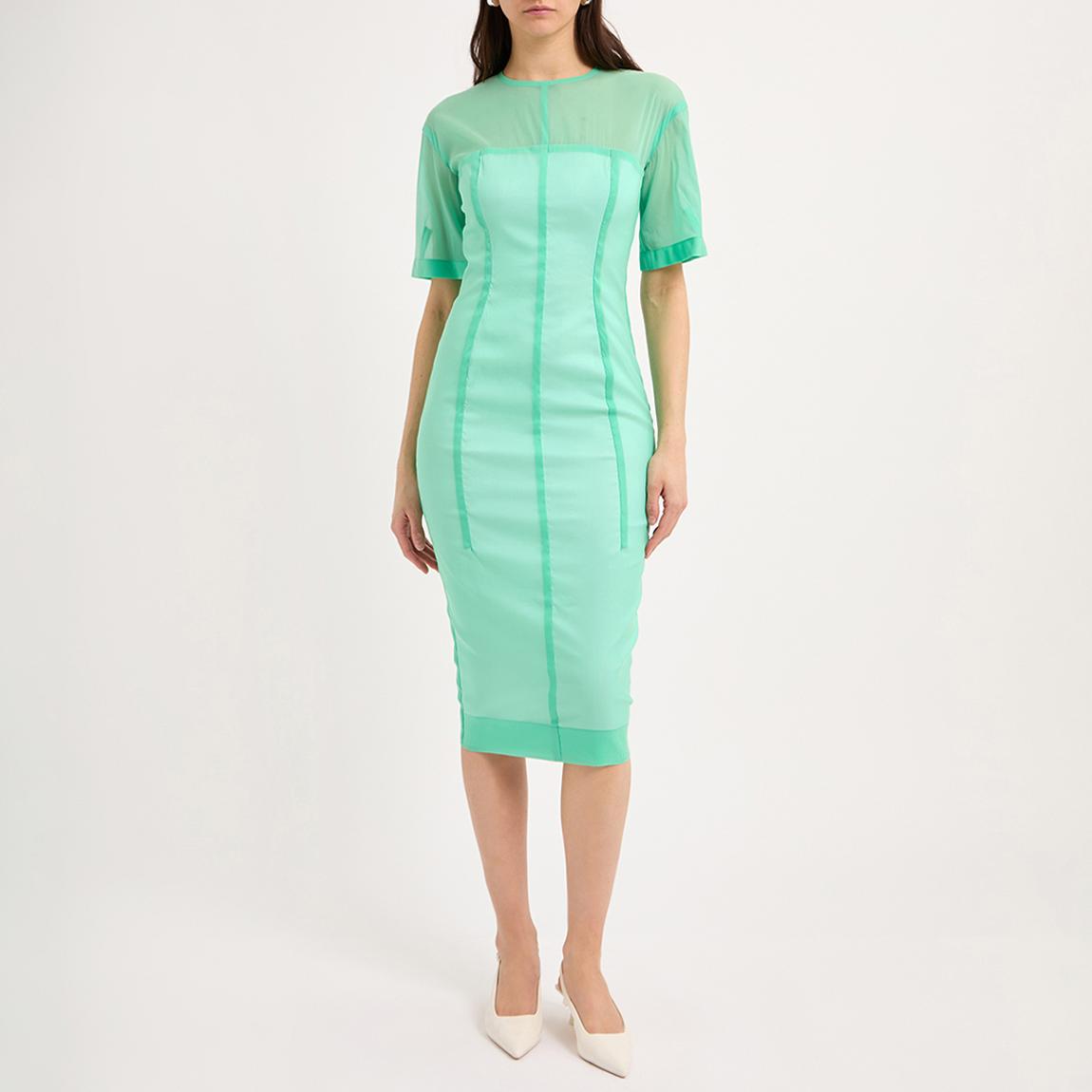 victoria beckham mint green dress Victoria Beckham Mint Green Lace Long Sleeve Girls Dress Sz S 5-6 NWOT