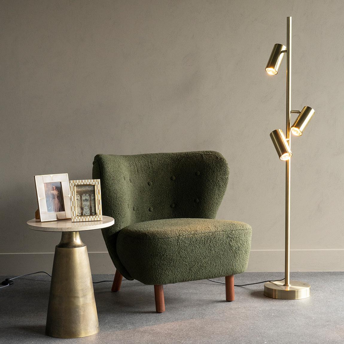 Stukely Triple Spotlight Floor Lamp G9 20W main product photo