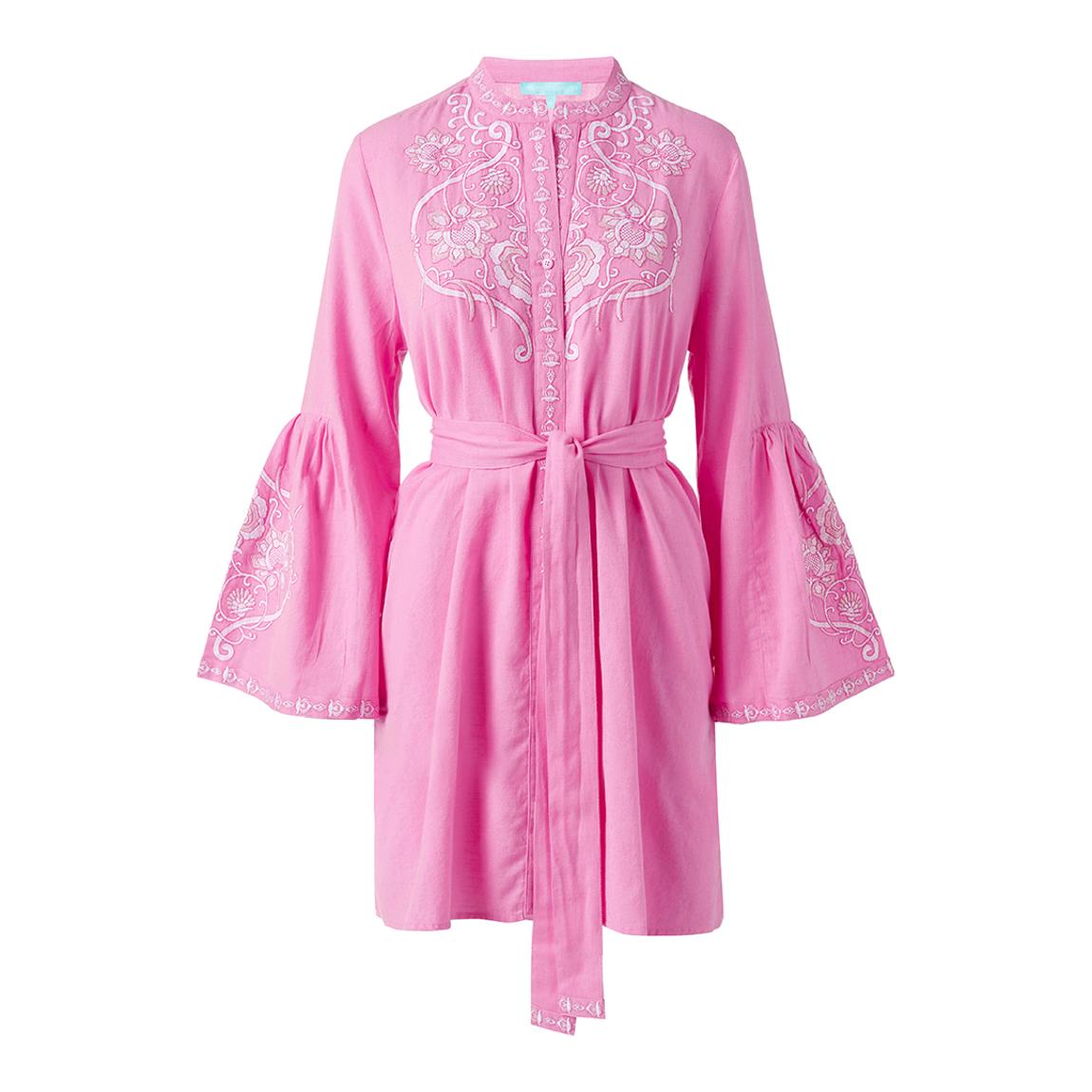 Pink & White Everly Kaftan main product photo