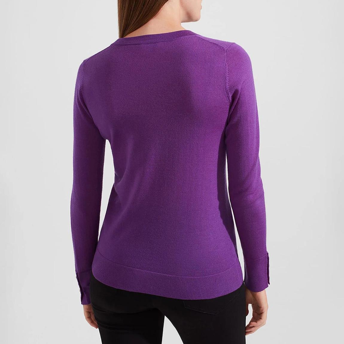 Purple Penny Merino Wool Jumper main product photo