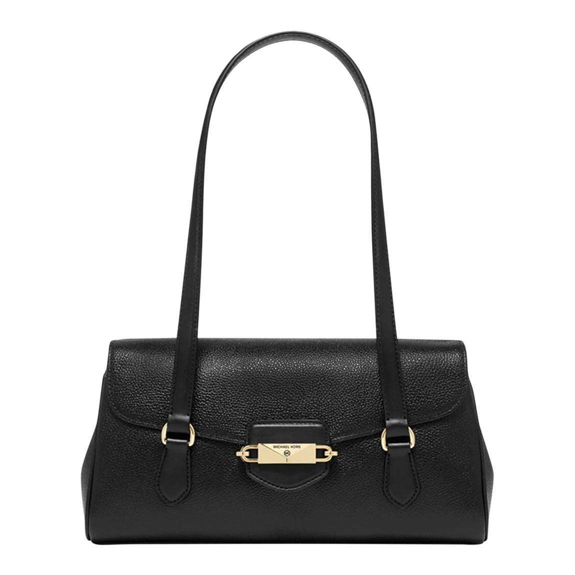 Black Fleur Medium Shoulder Bag Tote main product photo