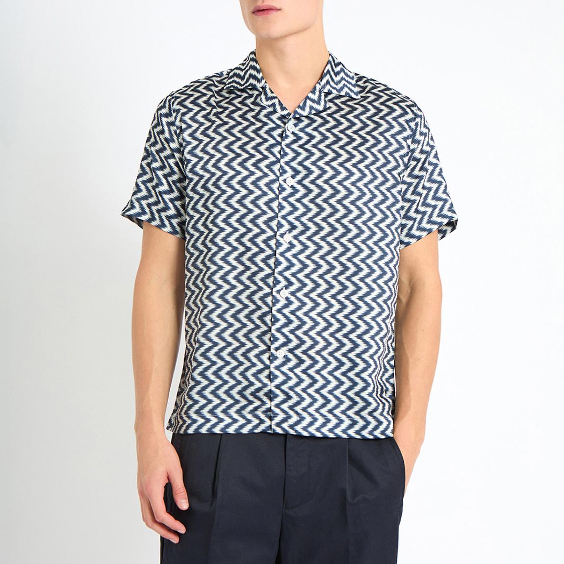 Navy Florida Printed Shirt main product photo
