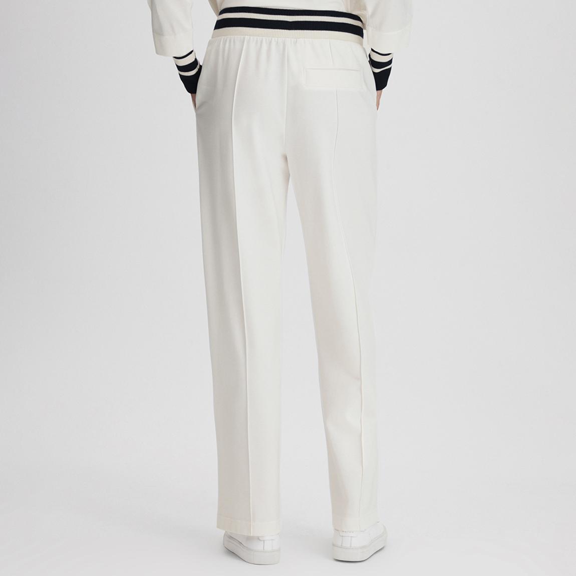 Ivory Lexi Stripe Wide Leg Joggers main product photo