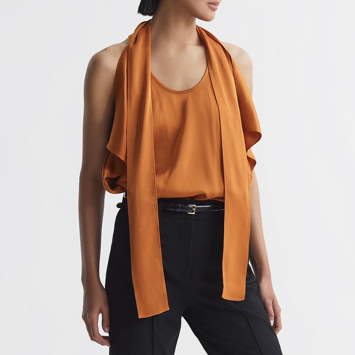 Rust Camilla Shell Blouse main product photo