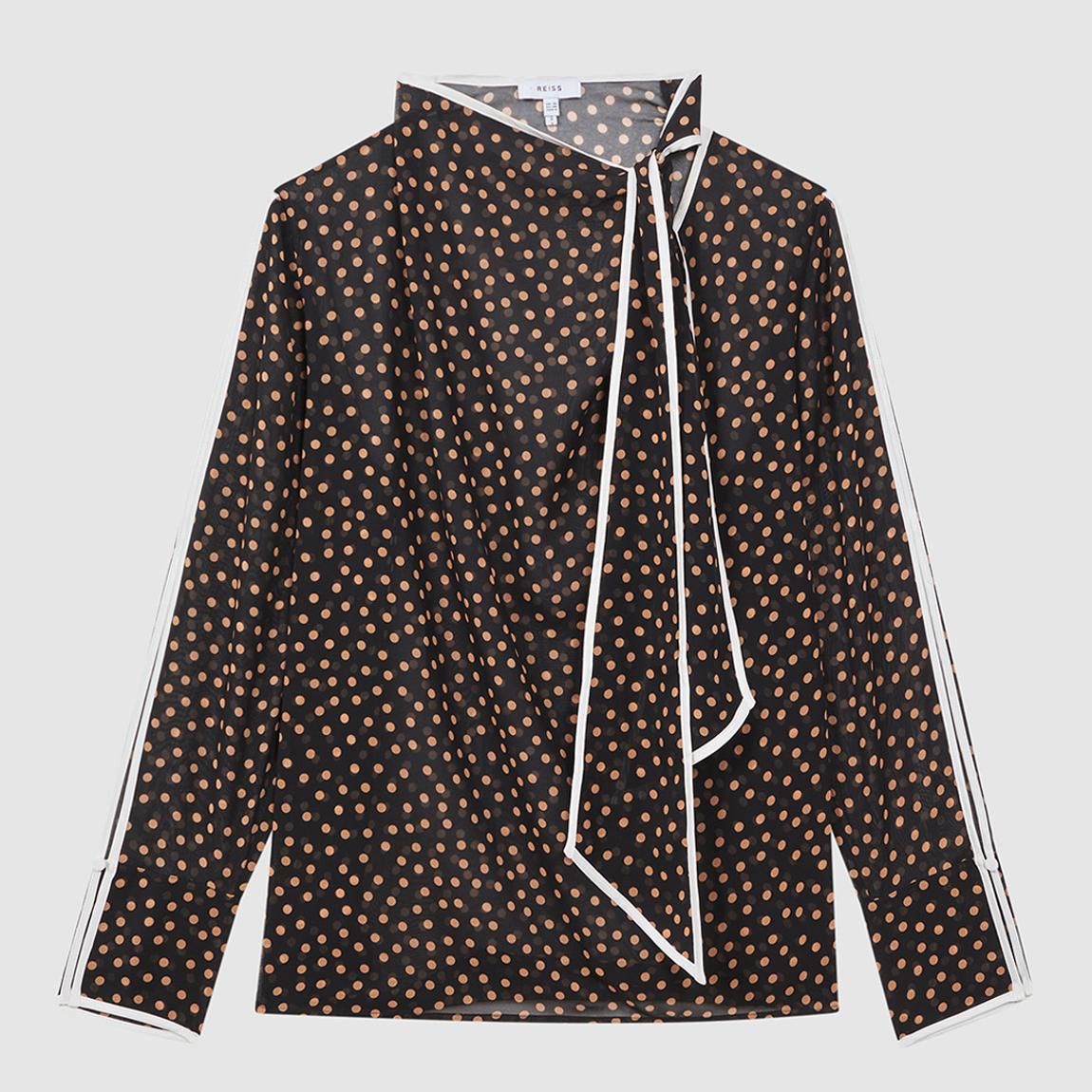 Black Nerin Polka Dot Blouse main product photo