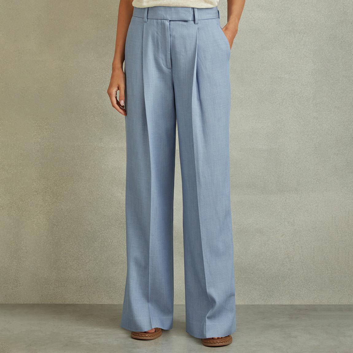 Blue June Wide Leg Trousers main product photo