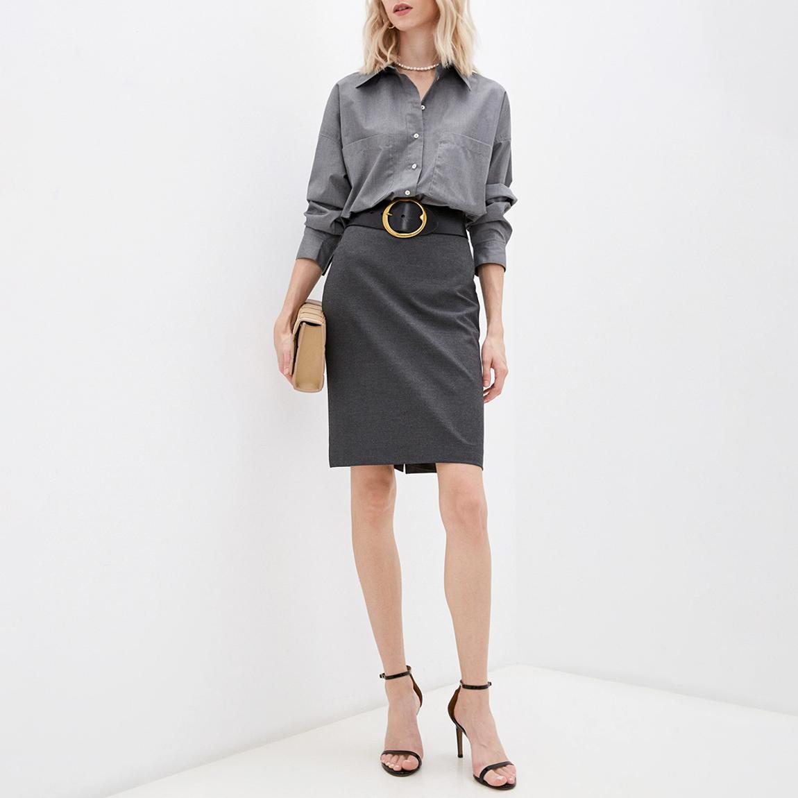 Charcoal Managua Pencil Skirt main product photo