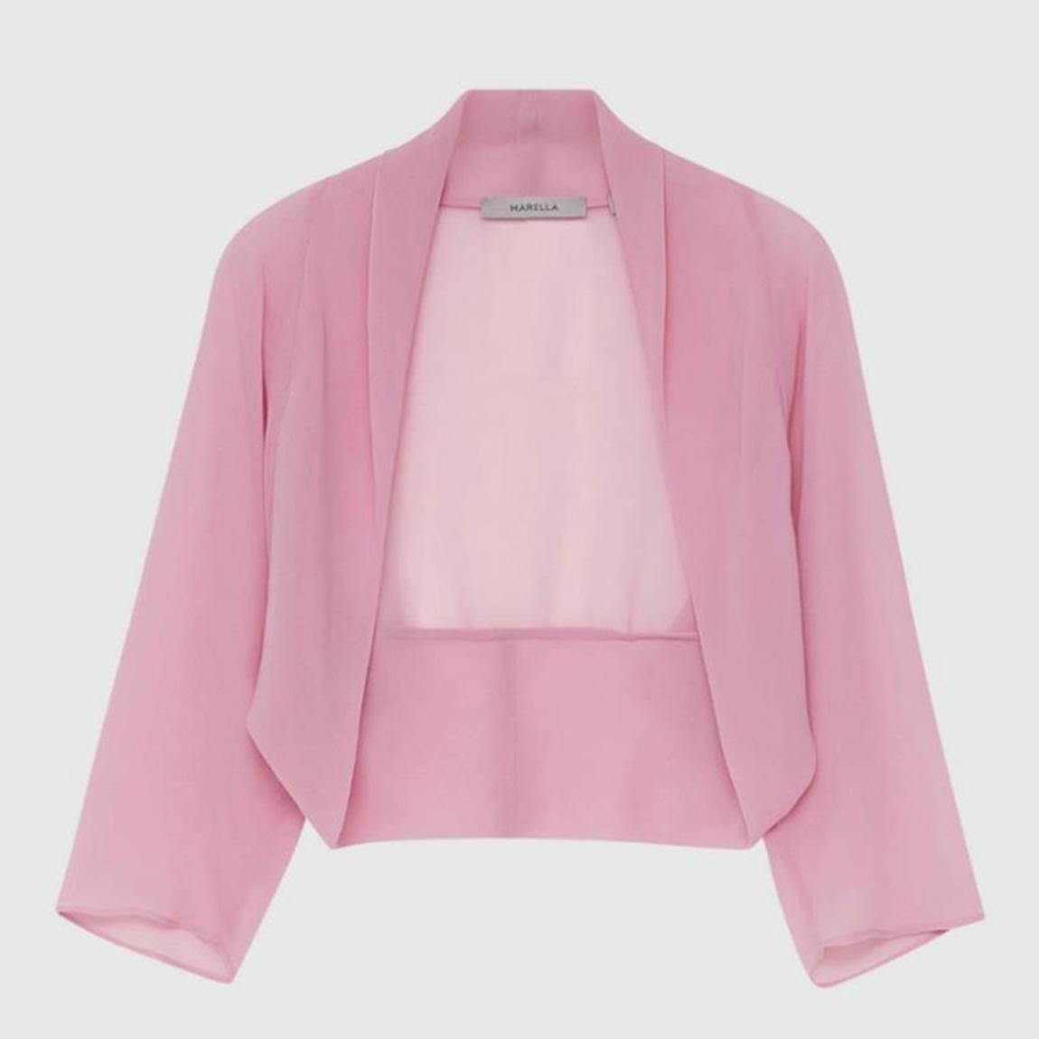 Powder Pink Arnaldo Sheer Bolero main product photo