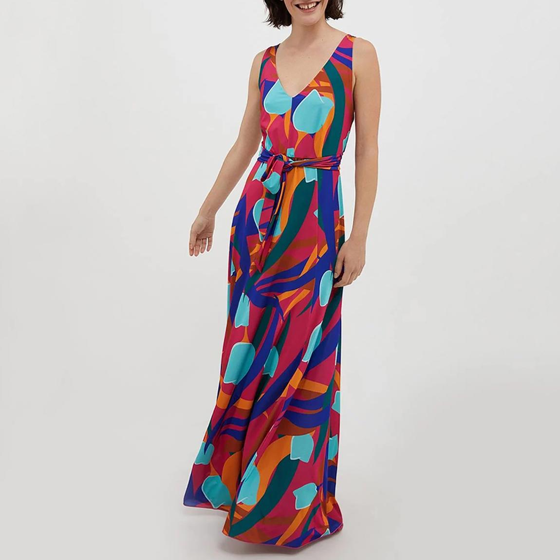 Red/Blue Annarita Dress main product photo