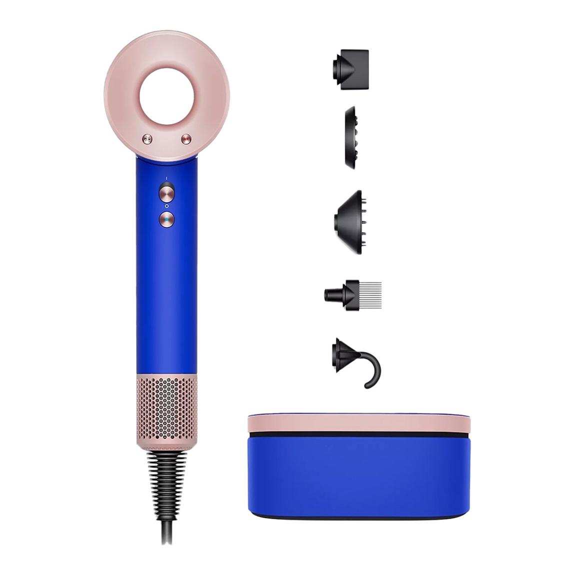 SAVE £90 Refurbished Dyson Supersonic Hair Dryer (Blue / Blush) HD07 main product photo