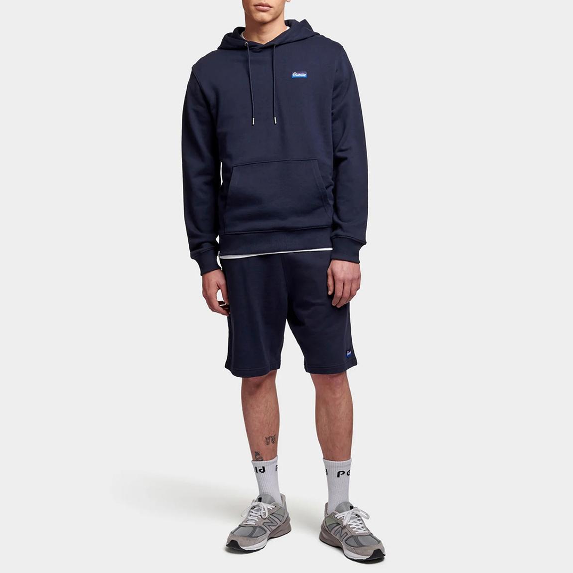 Navy Cotton Logo Hoodie main product photo