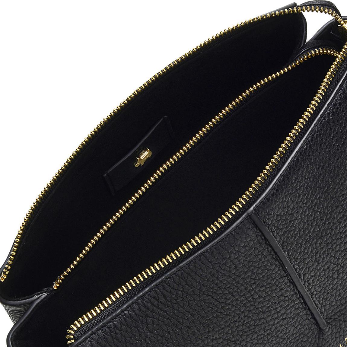 Black Small Ziptop Crossbody main product photo