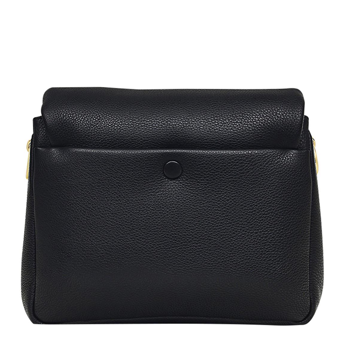 Black Small Flapover Crossbody main product photo