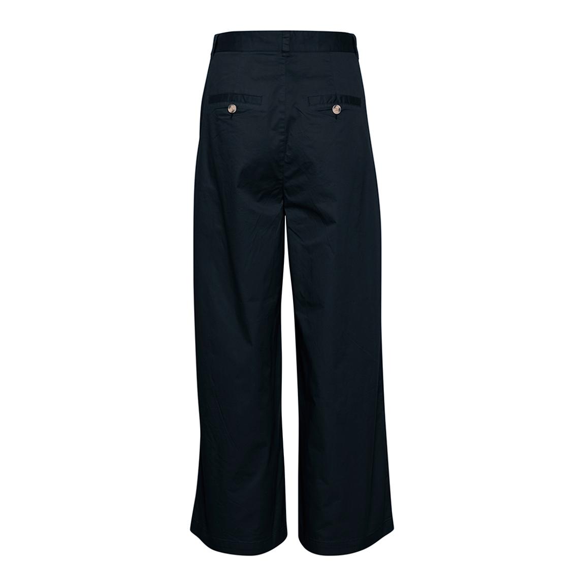 Navy Posy Wide Trousers main product photo