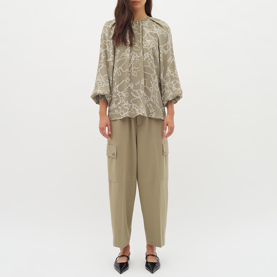 Khaki Teone Cargo Trousers main product photo