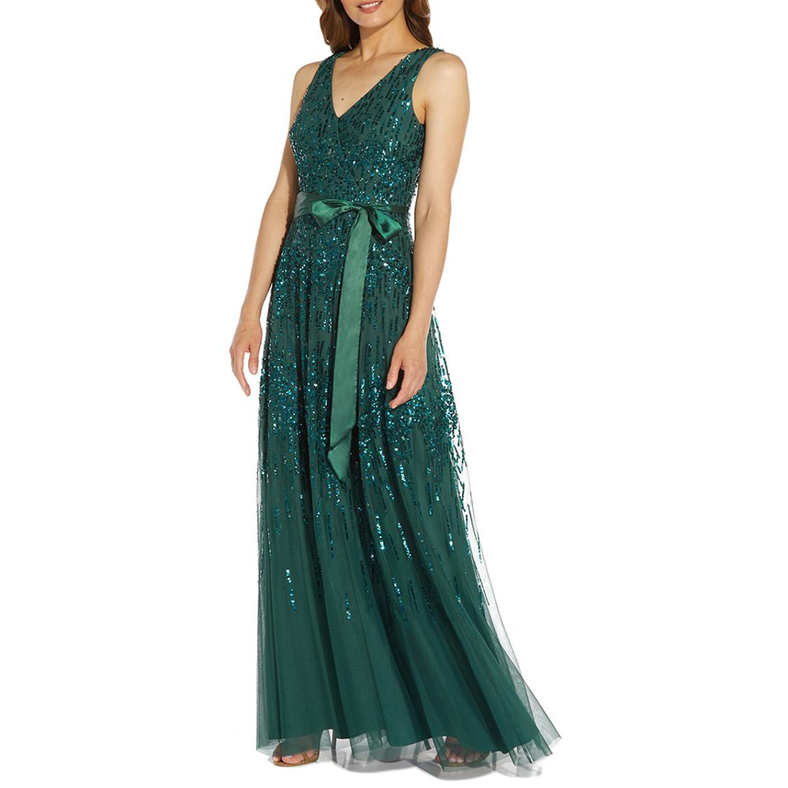 Green Beaded Ballgown main product photo
