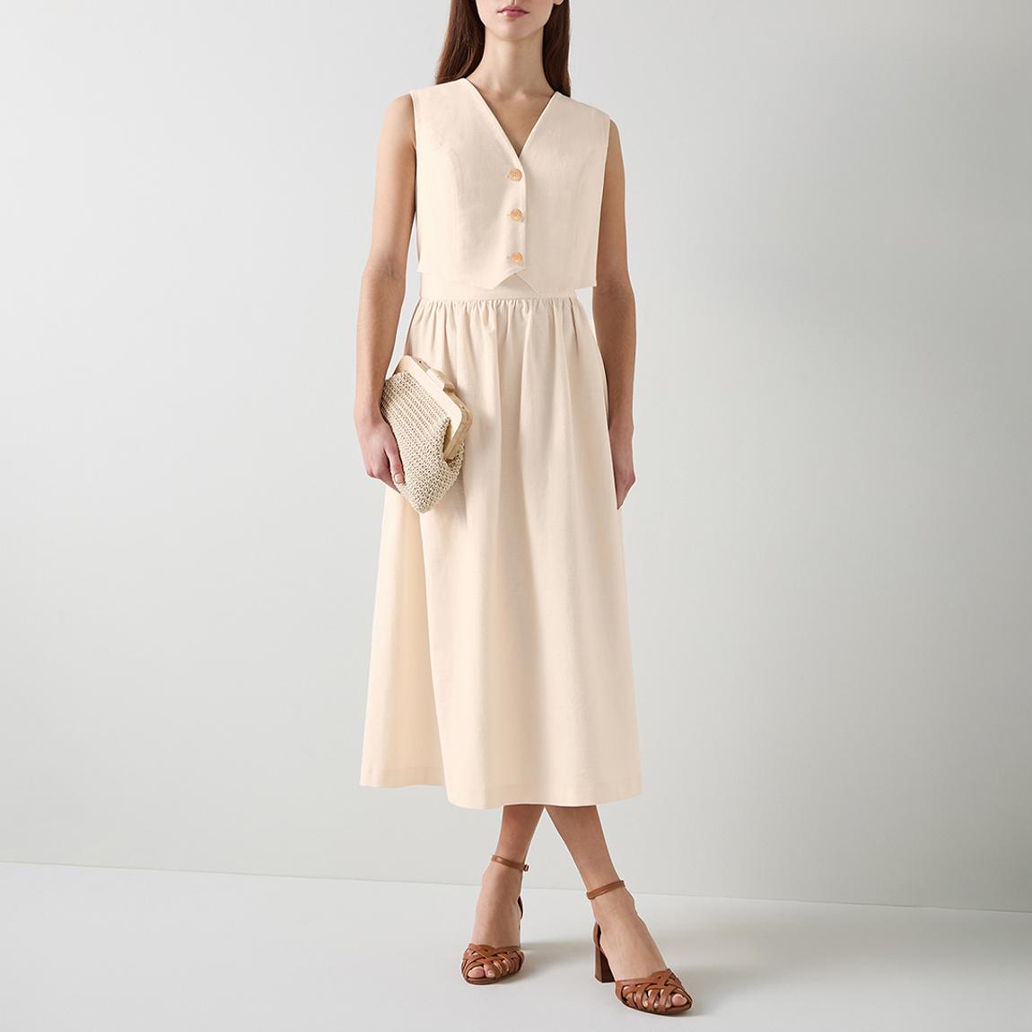 Peach Pernille Dress main product photo