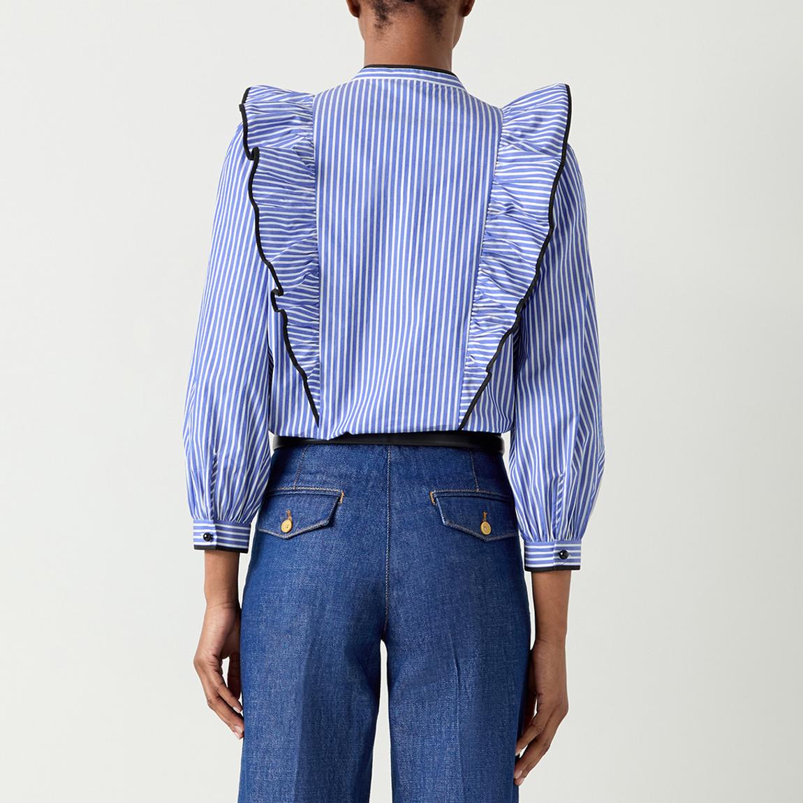 Blue Lucan Blouse main product photo