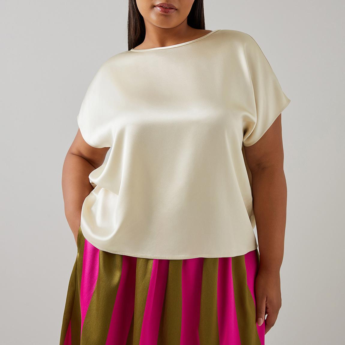 Ivory Lena Blouse main product photo