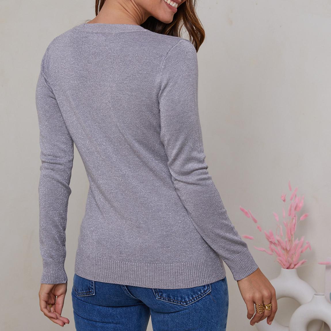 Grey Cashmere Blend Jumper main product photo