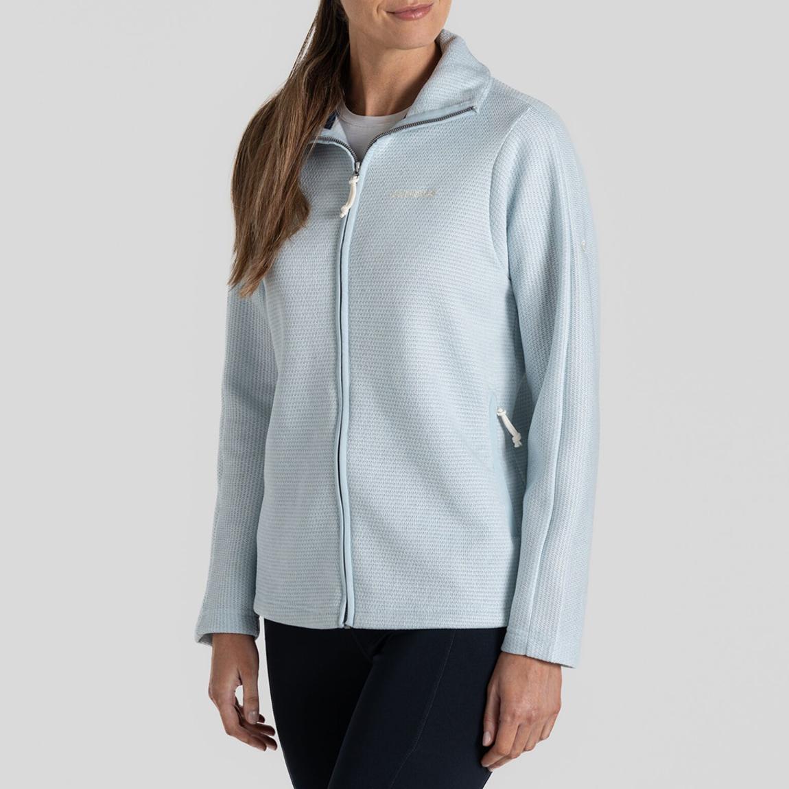 Light Blue Mabel Full Zip Fleece main product photo