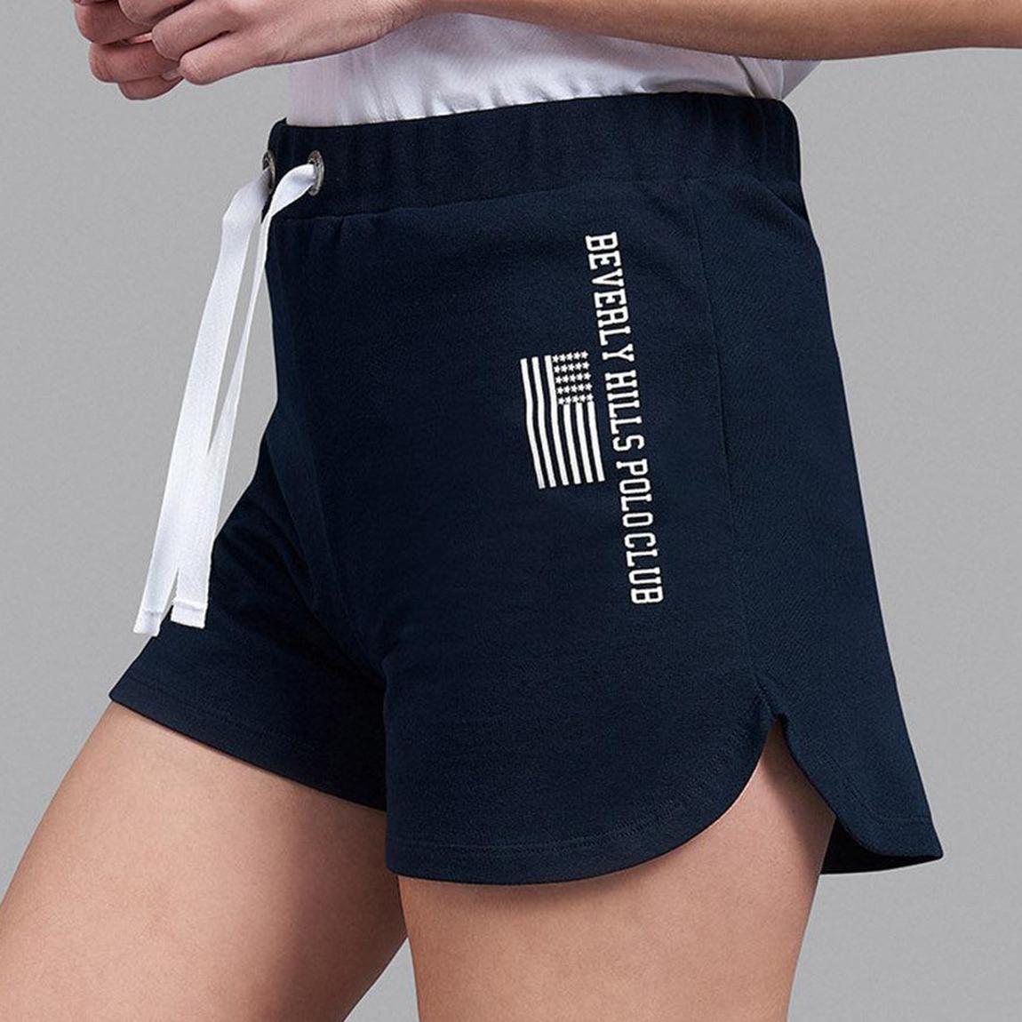 Navy Flag Logo Fleece Shorts main product photo