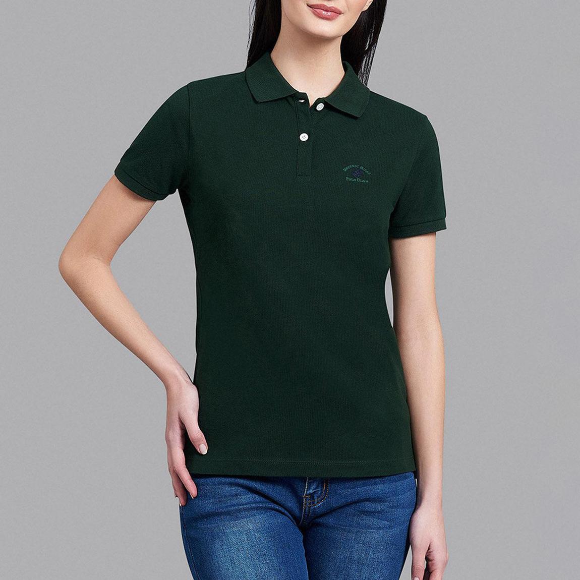 Green Essential Polo Pony Polo Shirt main product photo