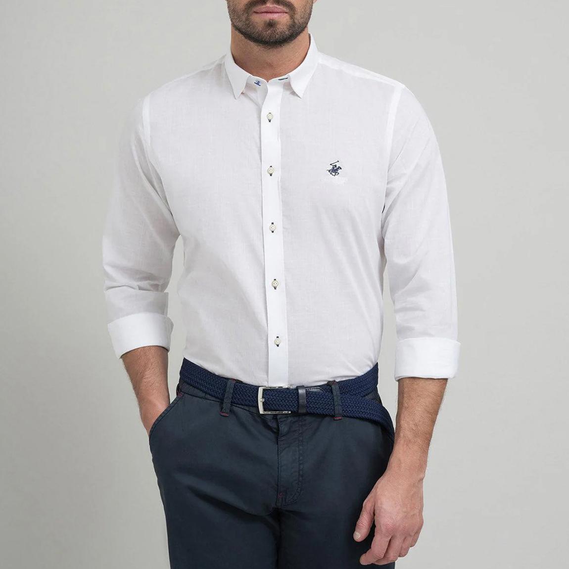 White Pony Formal Cotton Shirt main product photo