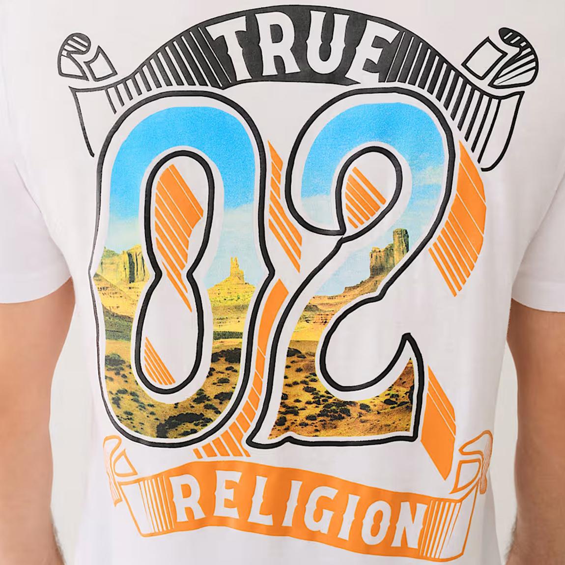 White Canyon Print Cotton T-Shirt main product photo
