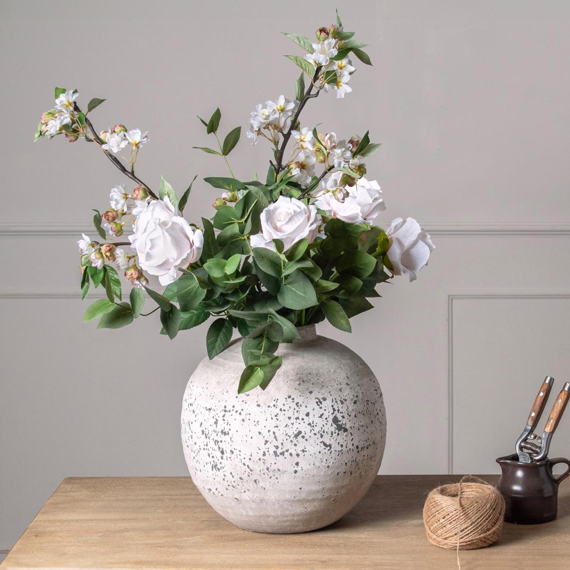 Tiber Stone Ceramic Vase main product photo