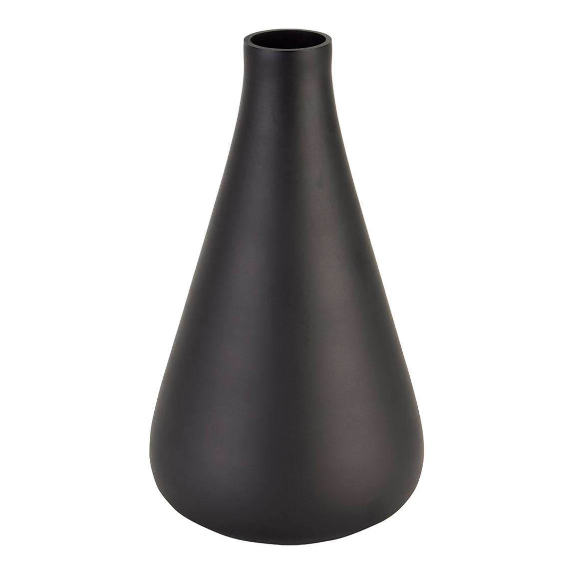 Black Tapered Tall Glass Vase main product photo