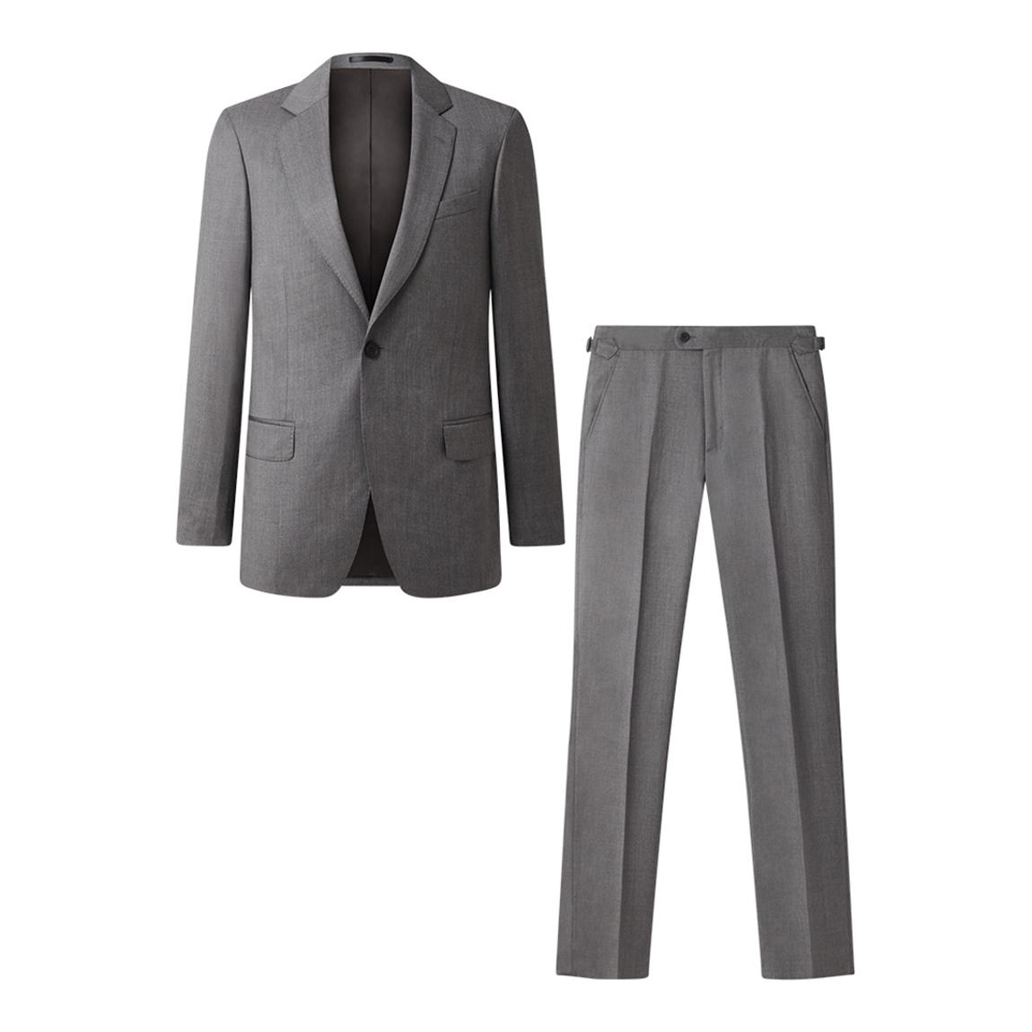 Charcoal 2 Piece Wool Suit main product photo