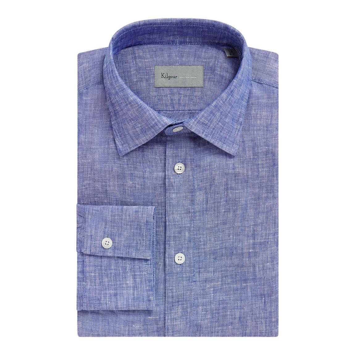 Blue Linen Shirt main product photo