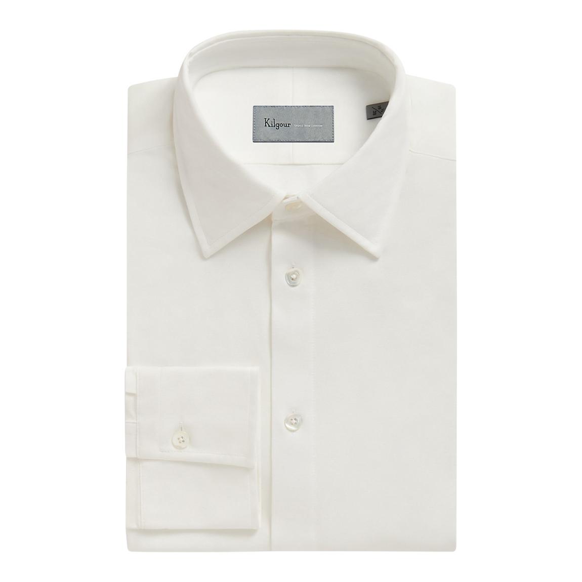White Jersey Stretch Shirt main product photo