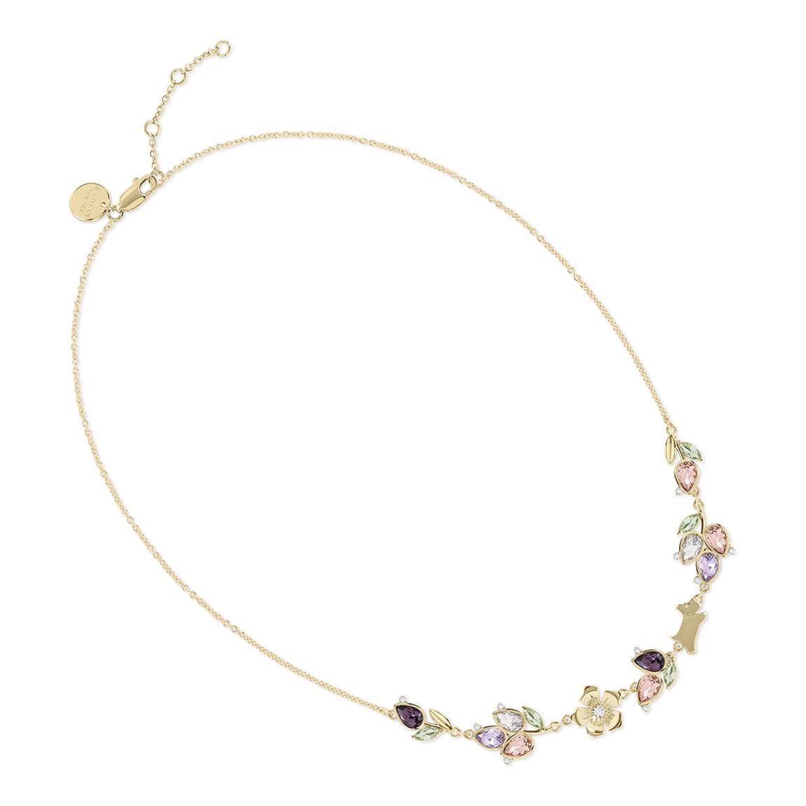 Radley 18ct Gold Plated Floral Stone Set Necklace main product photo