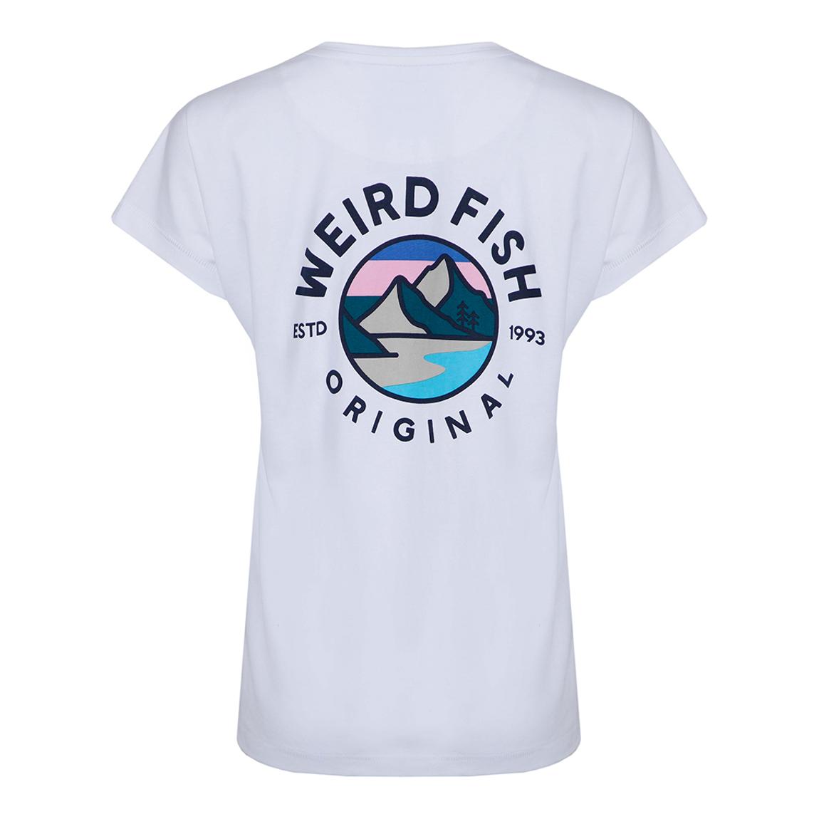 White Summit Print Cotton T-Shirt main product photo