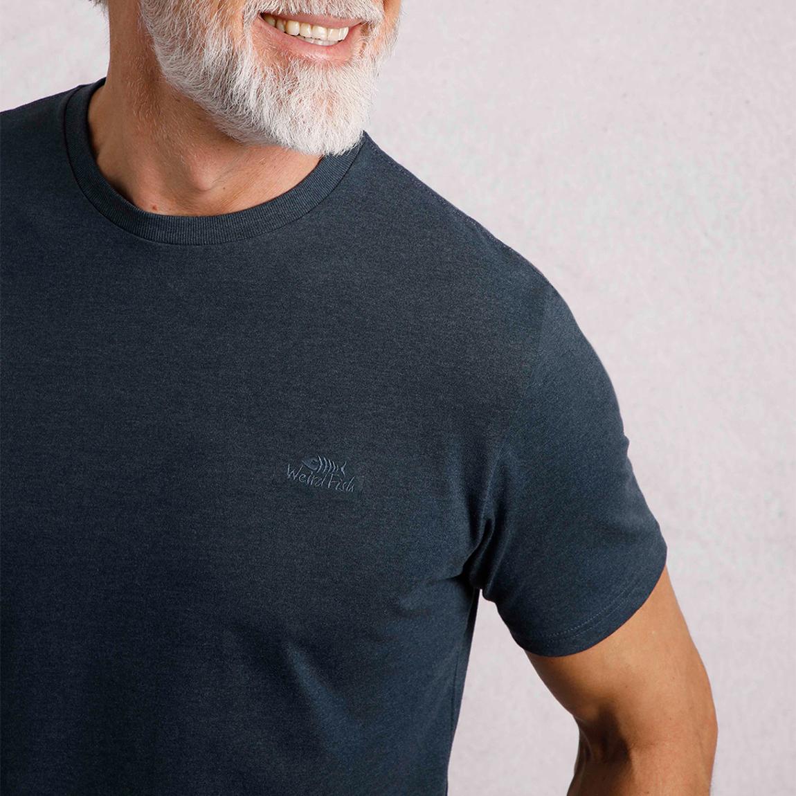 Navy Hooked Branded T-Shirt main product photo